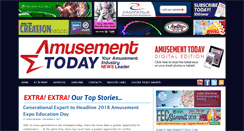 Desktop Screenshot of amusementtoday.com